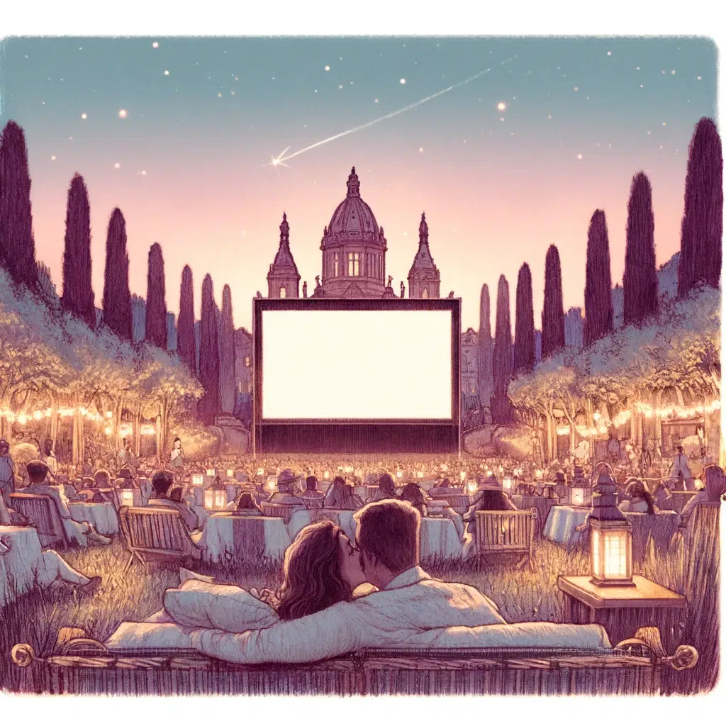 Un plan con pareja ideal - Cine En Aire Libre En Montjuic