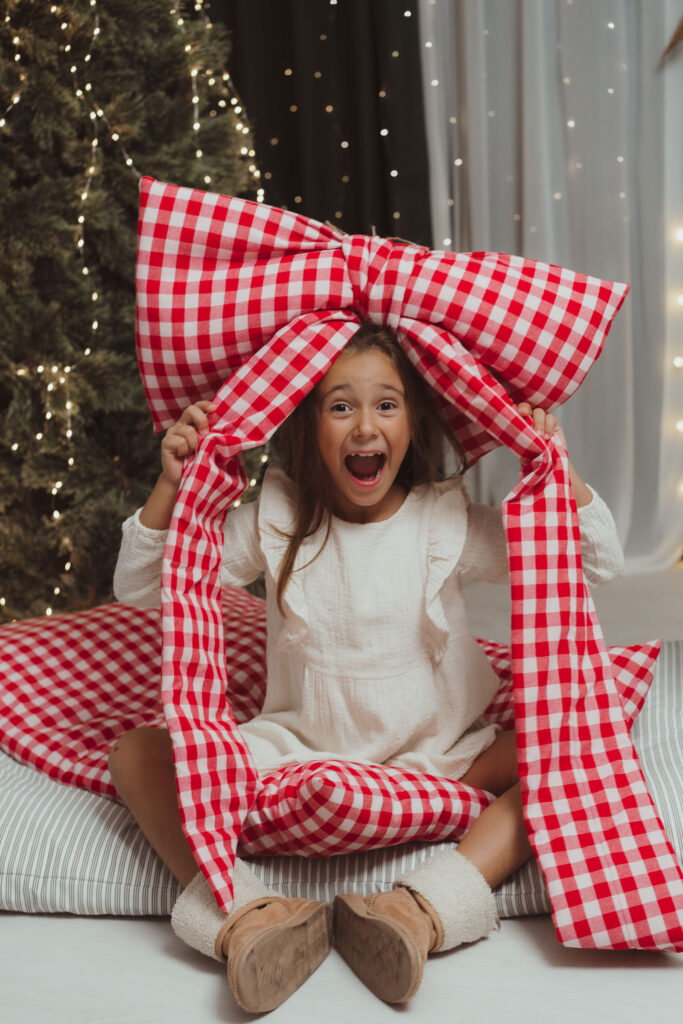 Sesiones de fotos de Navidad en estudio en Barcelona